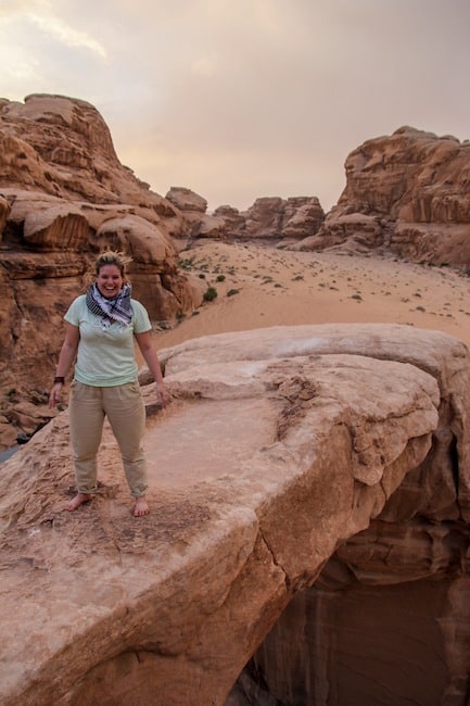 falling off a camel