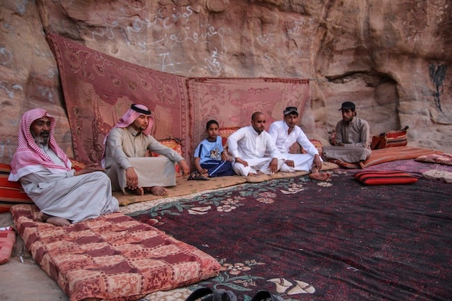 falling off a camel