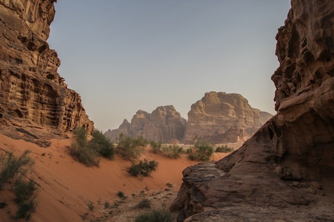 falling off a camel