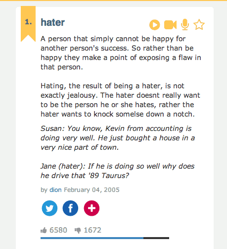 hate comments