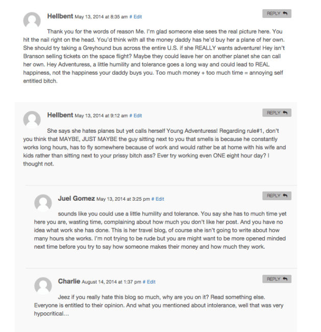 hate comments